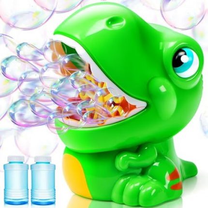 Super Value Bubble Machine for Kids with 2 Bubble Solutions, Produces 5000 Bubbles/Min, Perfect for Parties and Outdoor Fun